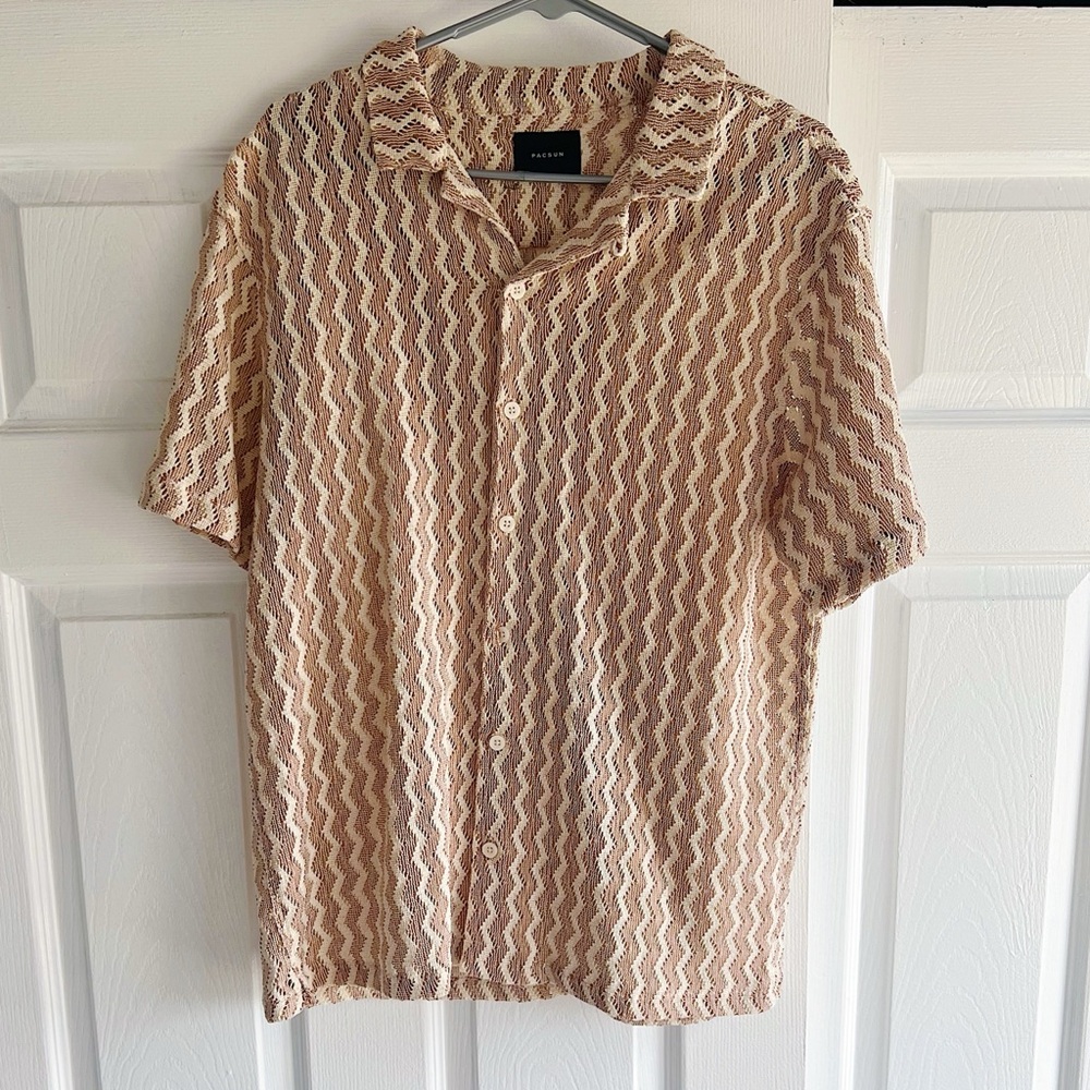 Crochet shirt from Pacsun